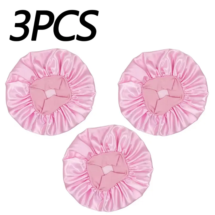 1/2/3pcs%20Newly%20Satin%20Night%20Hair%20Cap%20Women's%20Solid%20Sleeping%20Hat%20Sleep%20Care%20Bonnet%20Nightcap%20For%20Women%20Unisex%20Cap%20Shower%20Cap%20-%20Image%207