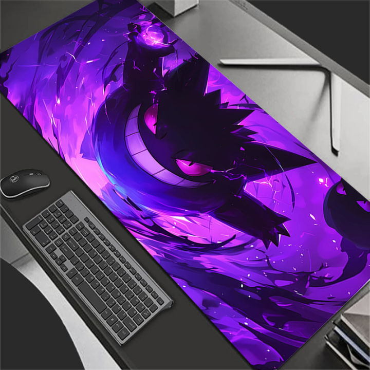 90x40cm%20Mouse%20Pad%20Gamer%20Large%20Computer%20Notebook%20Pc%20Mousepad%20xxl%20Carpet%20Gaming%20Accessories%20P-Pokemons%20G-Gengar%20Keyboard%20Desk%20Mat%20-%20Image%202