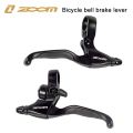 ZOOM Bicycle Brake Lever with Bell Aluminum Alloy for V-Brake Disc Brake Levers Fold Bike Brake Used for 22.2mm Handlebar. 