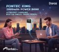 FONTEC Xing 20000mAh Power Bank Fast Charging | Digital LED Display | Built-in Type-C & Lightning Cables | Dual USB Output | Portable Power Bank. 