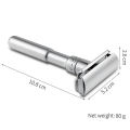 Mingshi Adjustable Safety Razor Double Edge Classic Men Shaving Mild to Aggressive 1-6 File Hair Removal Shaver It with 5 Blades. 