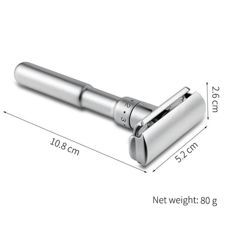 Mingshi%20Adjustable%20Safety%20Razor%20Double%20Edge%20Classic%20Men%20Shaving%20Mild%20to%20Aggressive%201-6%20File%20Hair%20Removal%20Shaver%20It%20with%205%20Blades%20-%20Image%203
