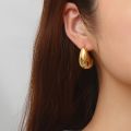 18k gold plated earrings | waterproof trending. 