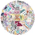 Inspirational Encourage Motivational Phrases Quotes Stickers Decals Skateboard, Laptop, Suitcase, Motorcycle 10/25Pcs. 