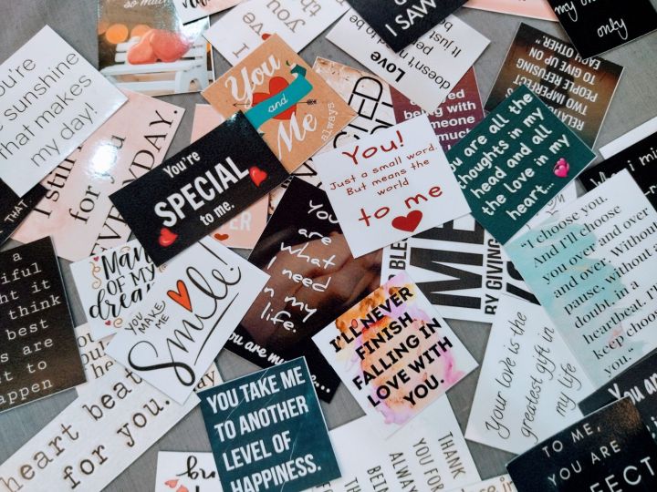 love quotes stickers for Scrapbook/journalling or card making(pack of 40)