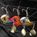 GOBAIT Spinner Bait 10g 20g 30g VIB Spoon Metal Jig Fishing Vibration Tackle Blade Pesca Rotating Spinning Lure Gear Spinnerbait.