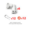 Coffee Machine L-shaped Fluid Connector Compatible With Jura A ENA GIGA Z6 Z8 Hose Connector.