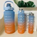 3 in 1 frosted Bottle Set | BPA free plastic bottle. 