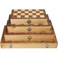 Premium Elegance: Foldable Wooden Chess Set with 32 Handcrafted Pieces. Available in Size Small, Medium and Large.. 