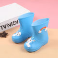 Fufu shop kids rain shoes cute fashion unicorn boots non-slip sole shoes. 