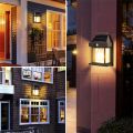 Outdoor Solar Tungsten Wall Light with Motion Sensor IP65 Waterproof LED Safety Light for Patio Outdoor Deck Porch Barn Garage. 