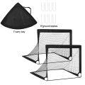 2pcs Portable Soccer Goals for Backyard, Indoor and Outdoor Pop Up Soccer Goals. 