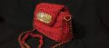 crochet bag. 