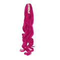 My Little Cos Anime Pinkie Pie Cos PP Pinkamena Diane Pie Cosplay Wig with Ponytails Rose Red Wigs Heat Resistant Synthetic Wigs.