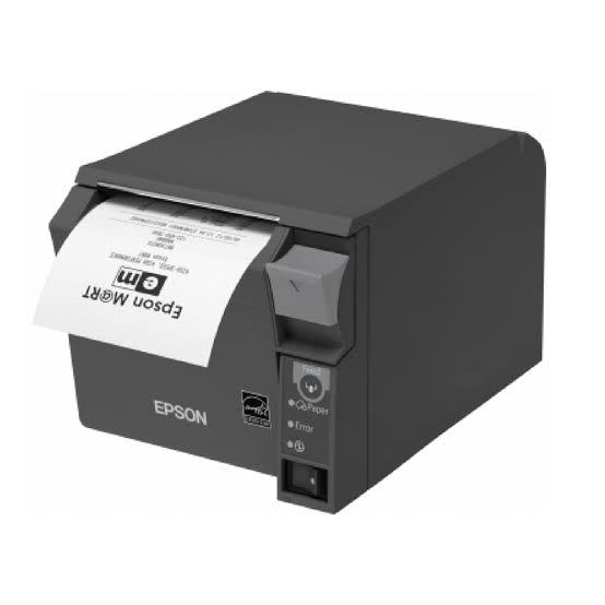 EPSON TM-T70II THERMAL RECEIPT PRINTER WITH COMPLETE ACESSORIES (USED)