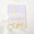 Moon with cloud design - Notebook. 