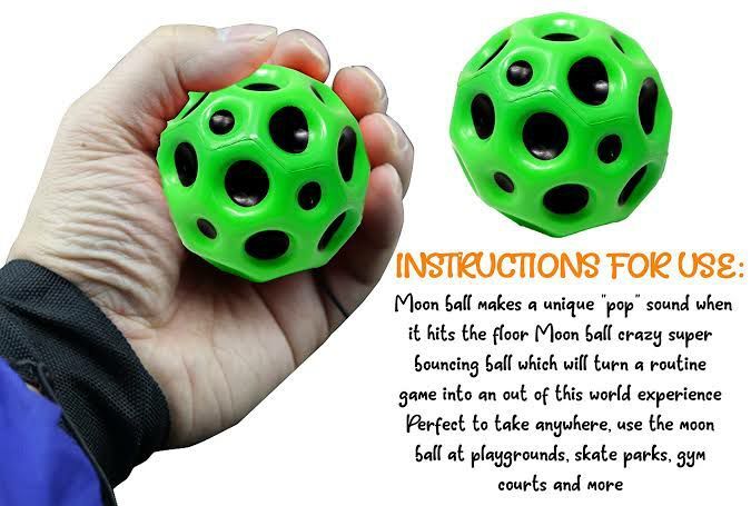 Waboba Gradient Moon Ball Bounces up to 30 meters high! Gravity-defying - Original Moon Ball Toy
