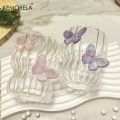 Handmade 3D Butterfly Glass Coffee Cup Elegant Striped Design with Cute Butterfly Pattern Reusable Comfortable Handle. 