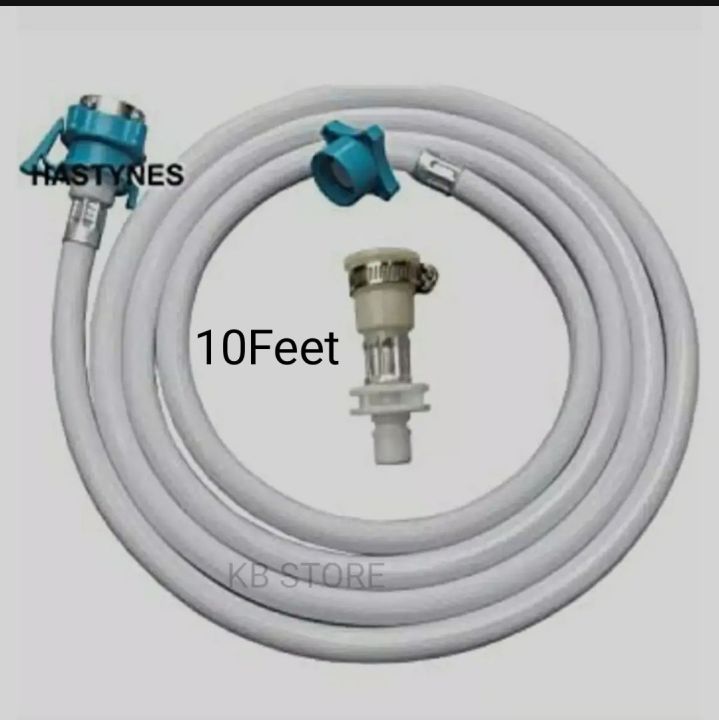 Washing Machine Water Inletinflow Hose Pipe Front And Top Load 3 Meter 10ft With Water Tap 2162