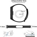 2Pcs Watchband For Mi Band 7 6 5 4 3 Bracelet Mi Band Strap Silicone Sport Replacement Wristband Smartwatch Accessories.