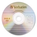 Verbatim CD-R 700MB & DVD R 4.7GB Speed 52x, 80 min with Casing.. 
