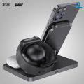 HoCo CW33 3 in1 wireless charger 15W fast charging station wireless charging dock earphone charger phone charger watch. 