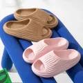Women's Super Soft Eva Thick Platform Slides, Minimalist And Comfortable Indoor Bathroom Non-Slip Slippers, Women's Slippers. 