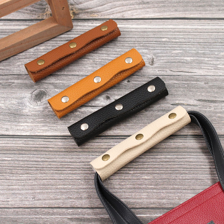 2%20Pieces%20Leather%20Luggage%20Handle%20Wraps%20Handbag%20Handle%20Grip%20Protectors,%20Soft%20Purse%20Strap%20Cover%20Pad%20with%20Brass%20Clasps%20-%20Image%202