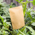 100pcs/lot 6x10cm Kraft Paper Bag Mini Envelope Candy Bags Snack Baking Seed Package Supplies Wrap Glue Box Wholesale.