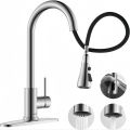 Pull Out Faucet Mixer for Sink or Basin | Double Function | Matt, Chrome, Black Finish | Modern Kitchen & Bathroom Faucet. 
