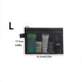 1/5/10pcs Mesh Clear Cosmetic Bags Women Black Makeup Bag Portable Travel Toiletry Organizer Case Lipstick Storage Pouch . 