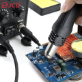 JCD 2 in 1 Soldering Station Digital Display SMD Rework Hot Air Gun Solder Iron 220V ESD Welding Desoldering Repair Tools 8586D. 