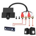 Durable Car Speaker Amplifier Bass RCA Level Remote Volume Control Knob LC-1 Universal Car Amplifier Volume Adjuster Car Speaker. 