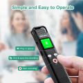64GB Digital Voice Recorder Voice Activated Audio Recorder for Lectures Meetings - MECHEN 1536Kbps Small Rechargeable Dictaphone.