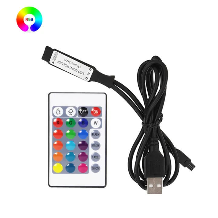 Rgb Lighting Controller 5V 4Pin RGB Led Controller RGB Led Lights ...