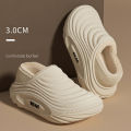 Baotou Waterproof Cotton Slippers, Home Cotton Shoes, Winter Warm and Non Slip Couple Cotton Slippers.