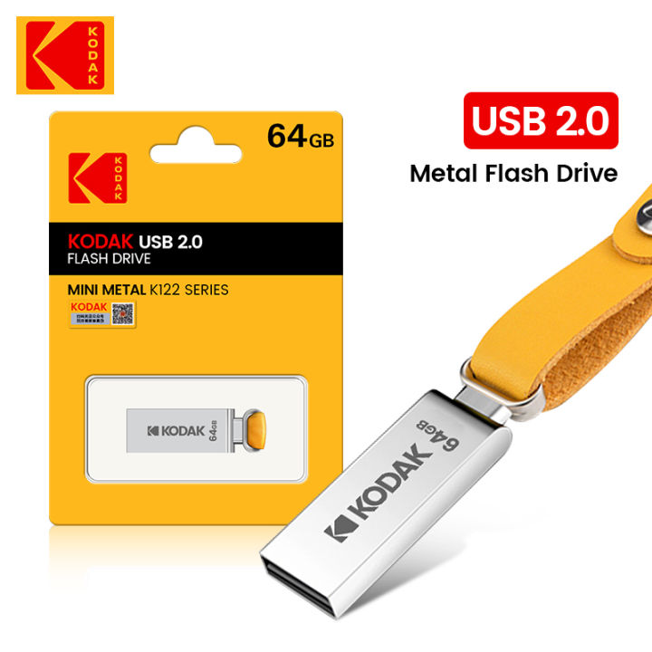 KODAK K122 Metal Flash Drives USB2.0 128GB 32GB 64GB USB Mini Pen Drive Memory Stick Memory Flash For PC Laptop Cars