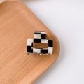 PVC Beige Hair Clip Square Head Plate Hair Acrylic Grab Clip Back of Head Ponytail Shark Clip Hair Accessories. 