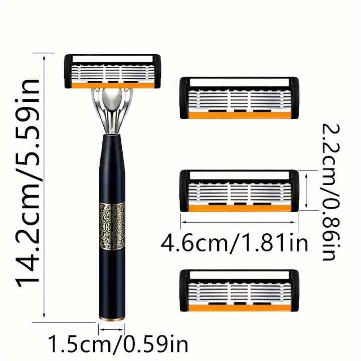 Razor%20Classic%206%20Layer%20Safety%20Razor%20for%20Mens%20Shaving&Womens%20Hair%20Removal%20Shaving%20Blades%20Manual%20Shaver%20-%20Image%205