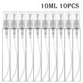 5/10Pcs 3ml 5ml 10ml Clear Mini Perfume Glass Bottle Empty Cosmetics Small Refillable Sample Perfume Atomizer Bottles.