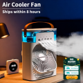 Portable Air Conditioner Fan,900ML Personal Air Conditioner with Ice Tray,5in1 Timming Evaporative Air Cooler,Cooling Fan with 7 Colors Light, 5 Sprays,3 Speeds,Ac Fan for Small Room,Office,Car,Camp. 