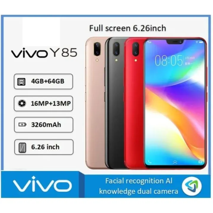 Vivo%20Y85%204gb%20RAM%2064gb%20Memory%20%20Charger%20and%20packing%20box%20-%20Image%203