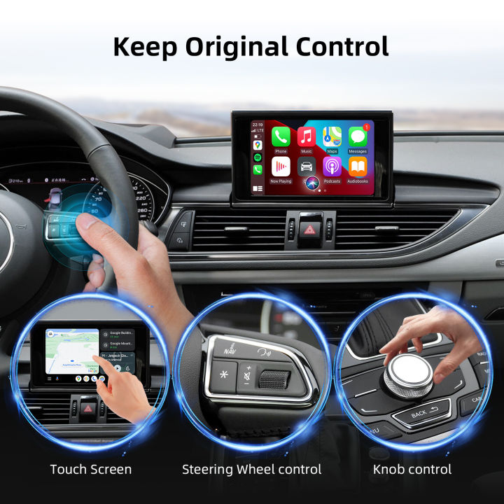 Wireless%20CarPlay%20Android%20Auto%20Retrofit%20Decoder%20Box%20Kit%20for%20Audi%20A6%20A7%202010-2015%20MMI%203G%20System%206.5/7%20Inch%20Screen%20Upgrade%20OEM%20Feel%20-%20Image%204