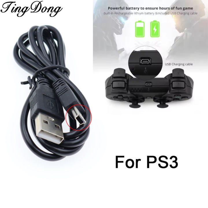 1-10PCS 1M Mini USB 2.0 Charger Power Cable Cord For PS3 Controller For Camera Charing Cord Wire Line