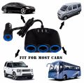3 USB Port 3 Way 3.1A Blue Led Car Cigarettes Lighter Socket Splitter Hub Power Adapter 12V-24V. 