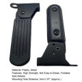 1 Pair Universal Motorcycle Bike Foldable Pedals 5/7cm Rear Seat Foot Support Pad Pedal  Electric Vehicle Rear Foot Pedals. 