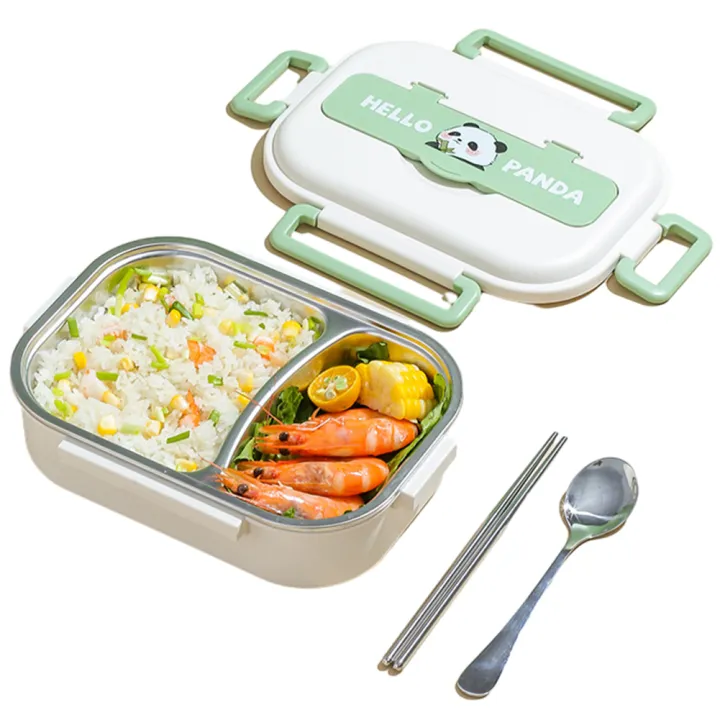 Stainless%20Steel%20Thermal%20Lunch%20Box%20Microwave%20Safe%202/4/5%20Grids%20with%20Cutlery%20Set%20Panda%20for%20Adults%20Kids%20for%20Children%20School%20Picnic%20-%20Image%204