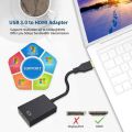 USB 3.0 to HDMI Adapter, USB to HDMI Adapter Full HD Video Audio Mu.