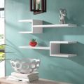 u shape floating shelf abstract shelves wall hanging shelf wall mounted shelves decoration piece | eagle woods | shelves for home | shelf for office | wall shelves decor book rack file rack U shape with tail end. 