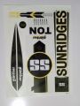 New 3D 2023 NEW SS TON  SUNRIDGER BLACK Edition Cricket Bat Sticker For Professional Players. 